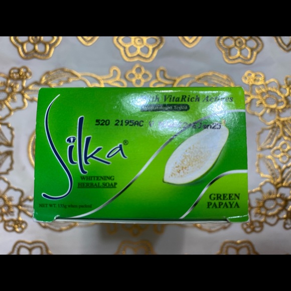 🌸SOLD🌸NEW SILKA WHITENING HERBAL GREEN PAPAYA SOAP - Picture 8 of 12